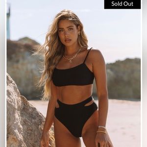 Vici High Waisted Black Bikini Bottoms | NWOT